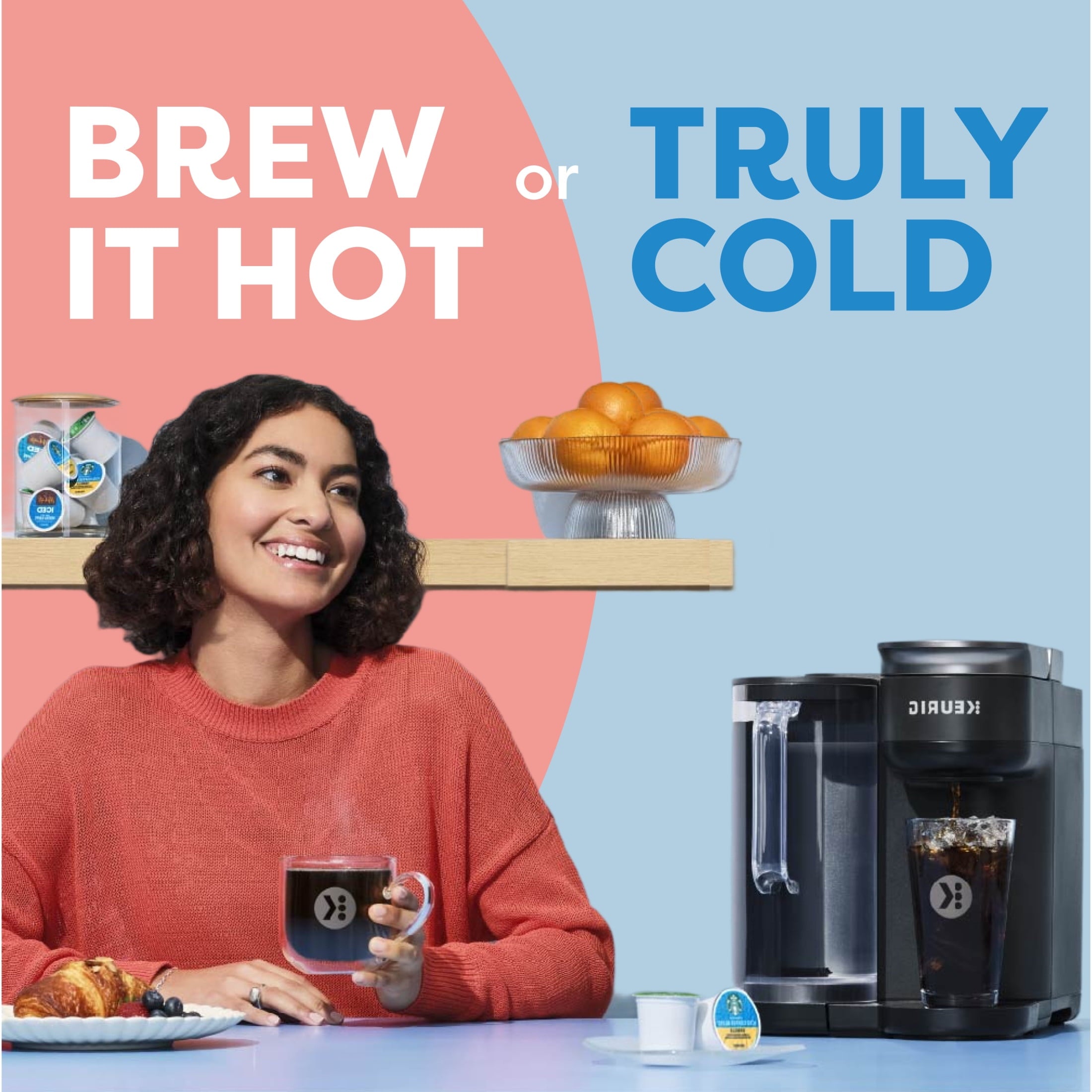 Keurig K-Brew + Chill Iced or Hot Single-Serve K-Cup Coffee Maker