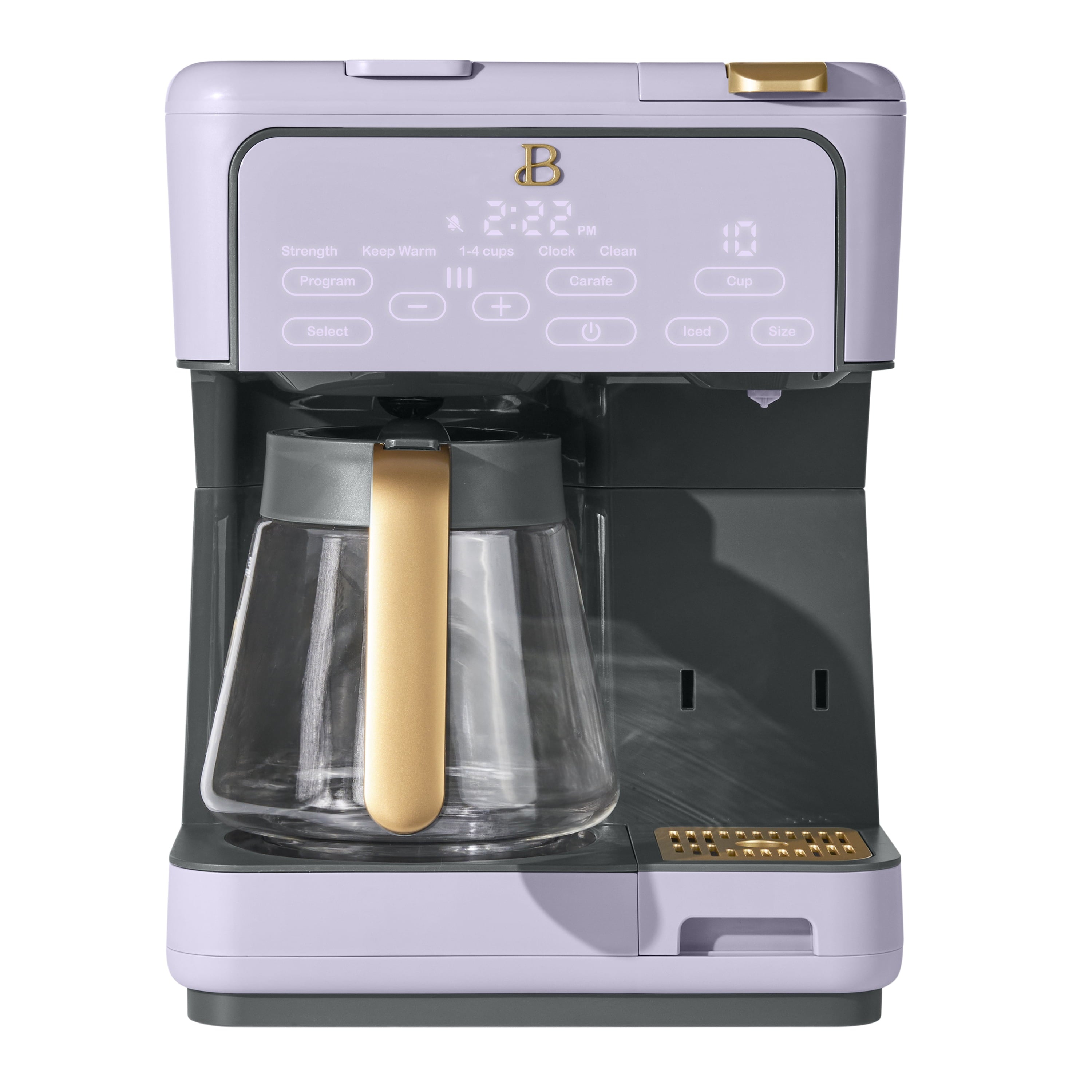 Beautiful Multi-Brew Coffee Maker, 12-Cup and Single-Serve Coffee Machine, Black Sesame by Drew Barrymore