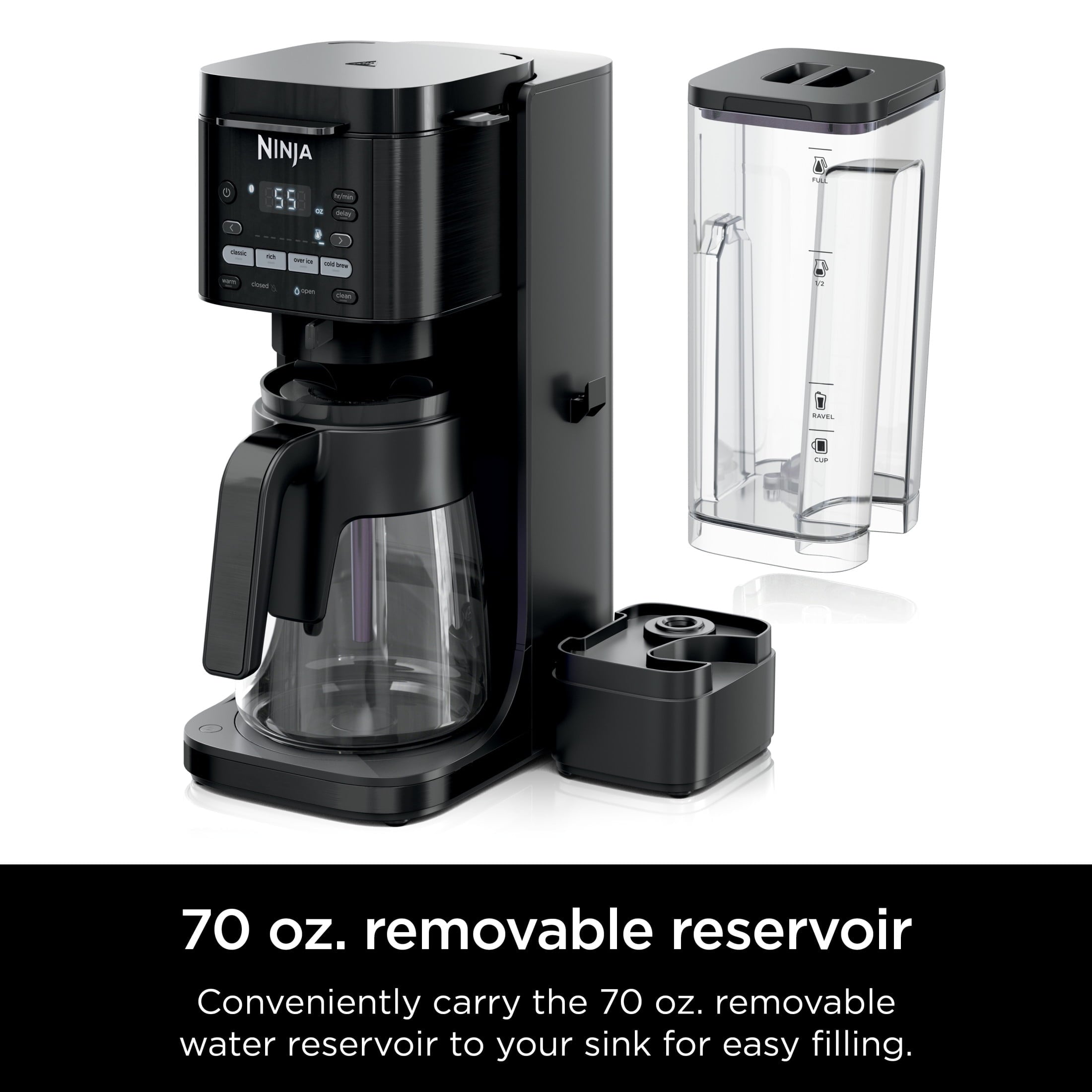 Ninja DualBrew Grounds & Pods Hot & Iced Coffee Maker with Rapid Cold Brew