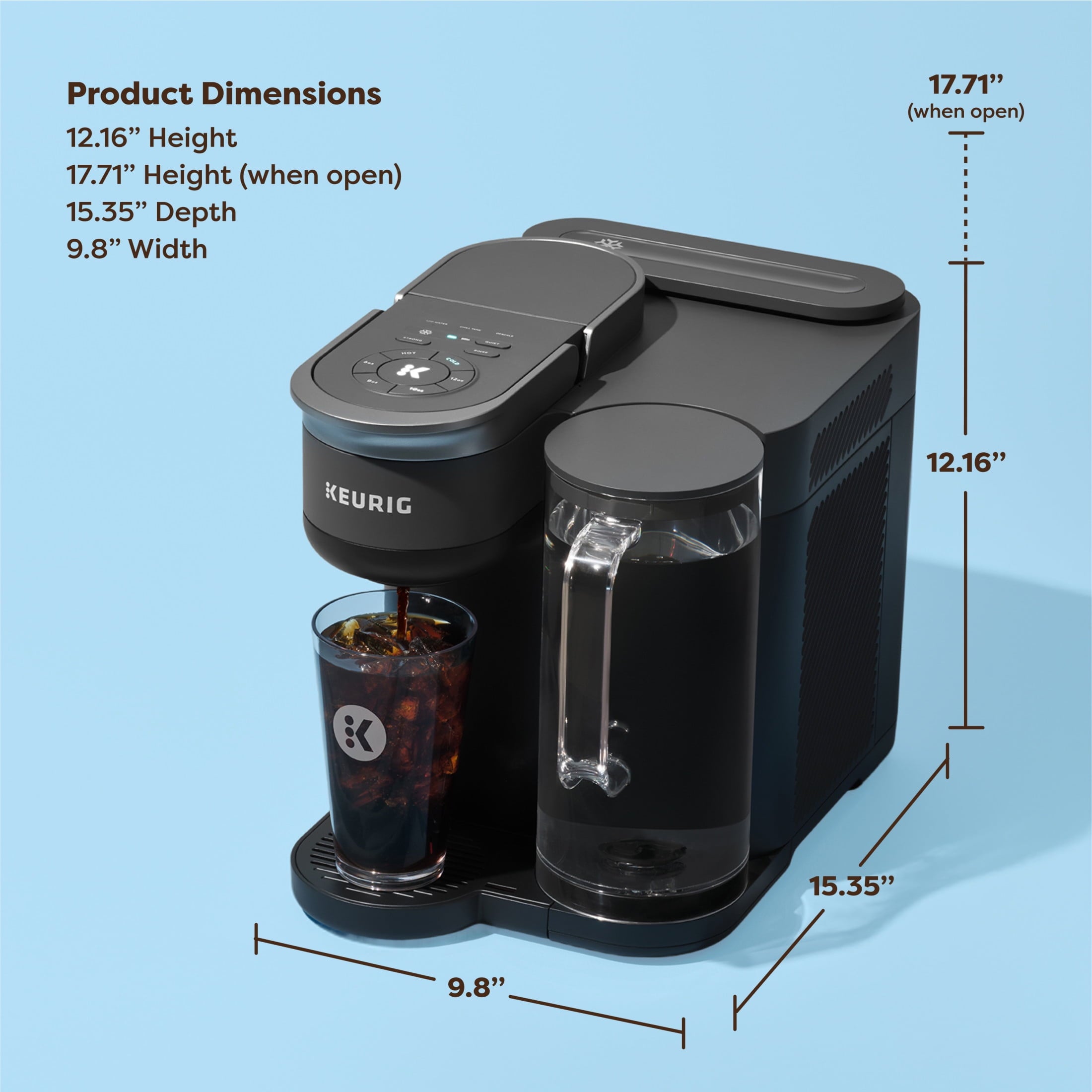Keurig K-Brew + Chill Iced or Hot Single-Serve K-Cup Coffee Maker