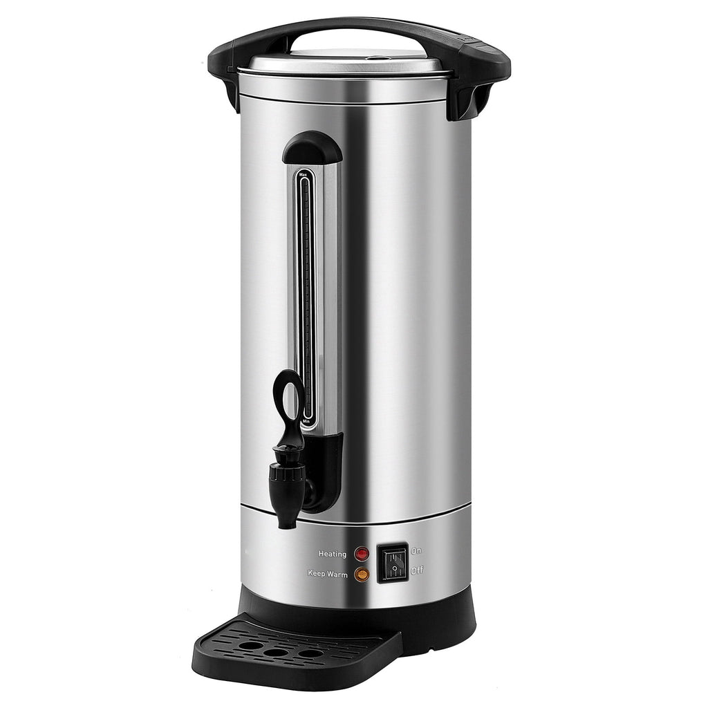 BENTISM Commercial Coffee Urn 110 Cup Stainless Steel Coffee Dispenser Fast Brew